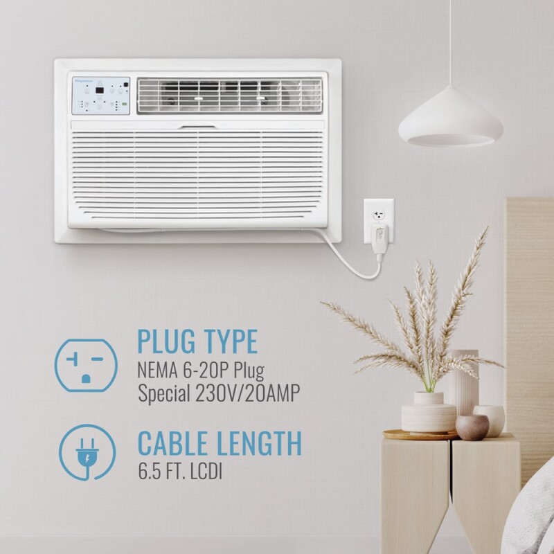 12,000 BTU 230V Through-the-Wall Air Conditioner with 10,600 BTU Supplemental Heat Capability KSTAT122HD, product image 7 of 15