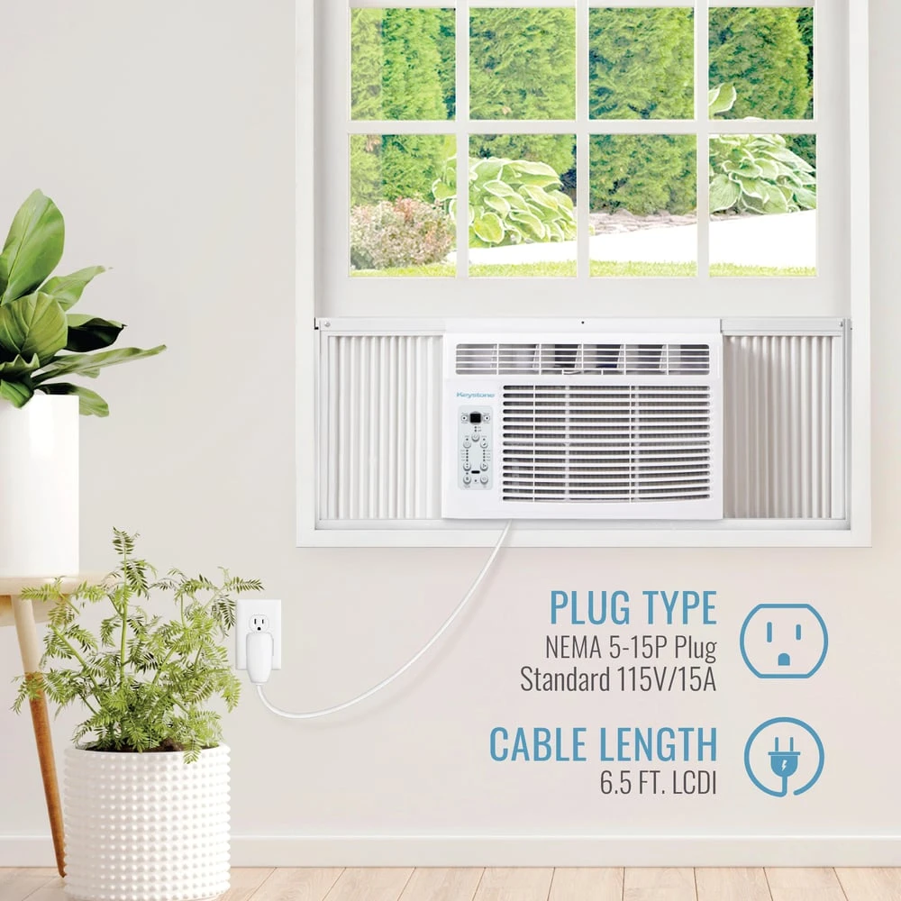6,000 BTU Window-Mounted Air Conditioner with Follow Me LCD Remote Control KSTAW06CE, product image 5 of 15