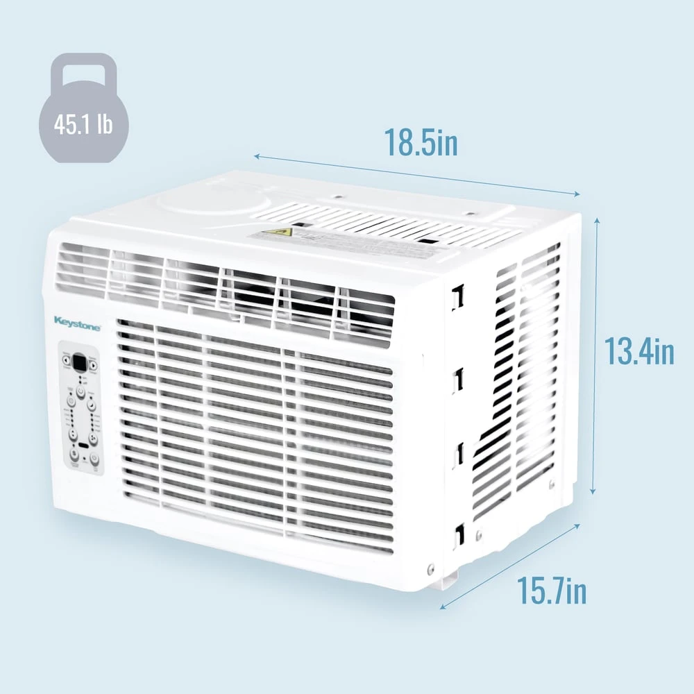 6,000 BTU Window-Mounted Air Conditioner with Follow Me LCD Remote Control KSTAW06CE, product image 6 of 15