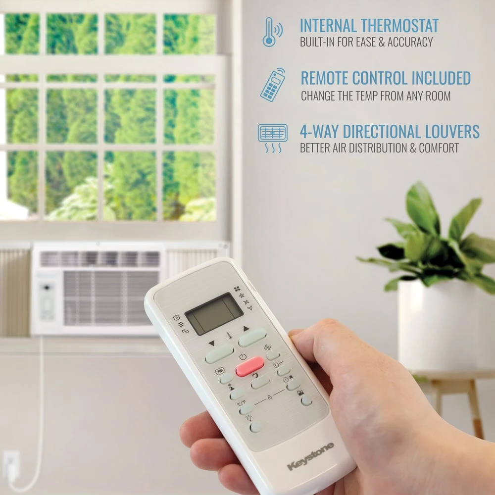 6,000 BTU 115V 250 Sq. Ft. Window Air Conditioner KSTAW06DE, product image 3 of 17