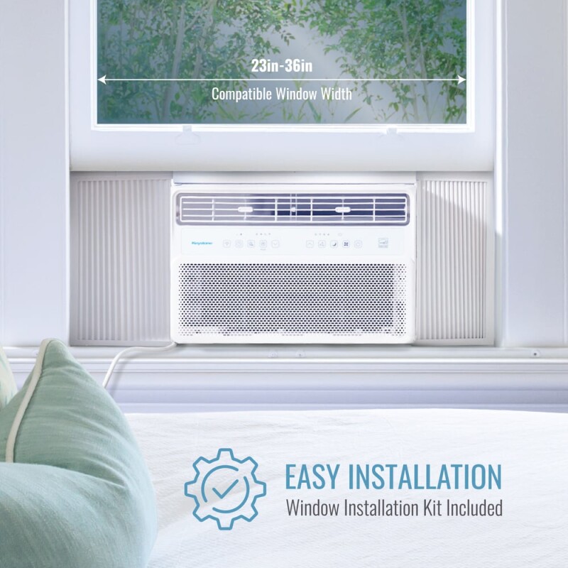 8000 BTU Window AC, Inverter, 115V, R32 KSTAW081WA, product image 5 of 15