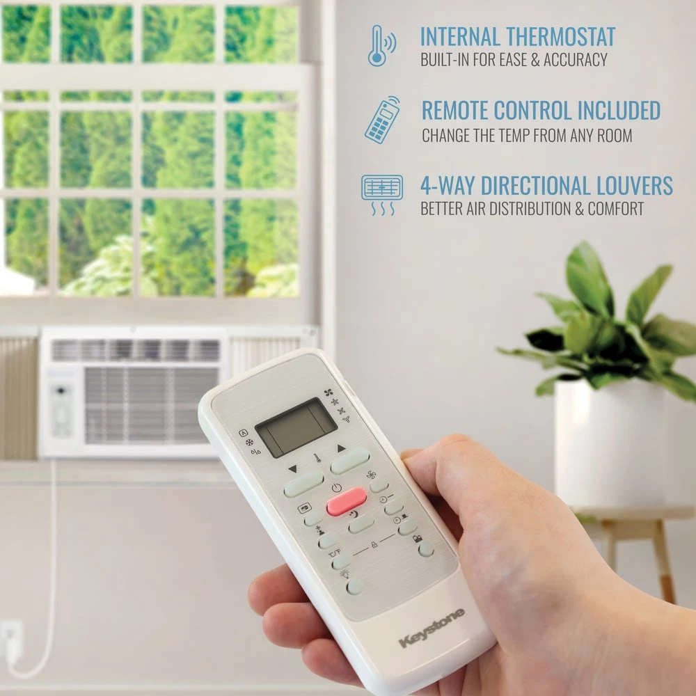 8,000 BTU 115V 350 Sq. Ft. Window Air Conditioner KSTAW08DE, product image 3 of 17