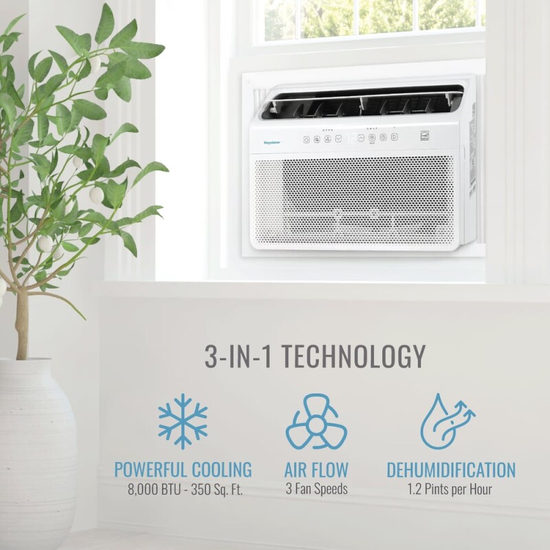 8,000 Window AC, 115V, Inverter, Energy Star KSTAW08INV, product image 2 of 14
