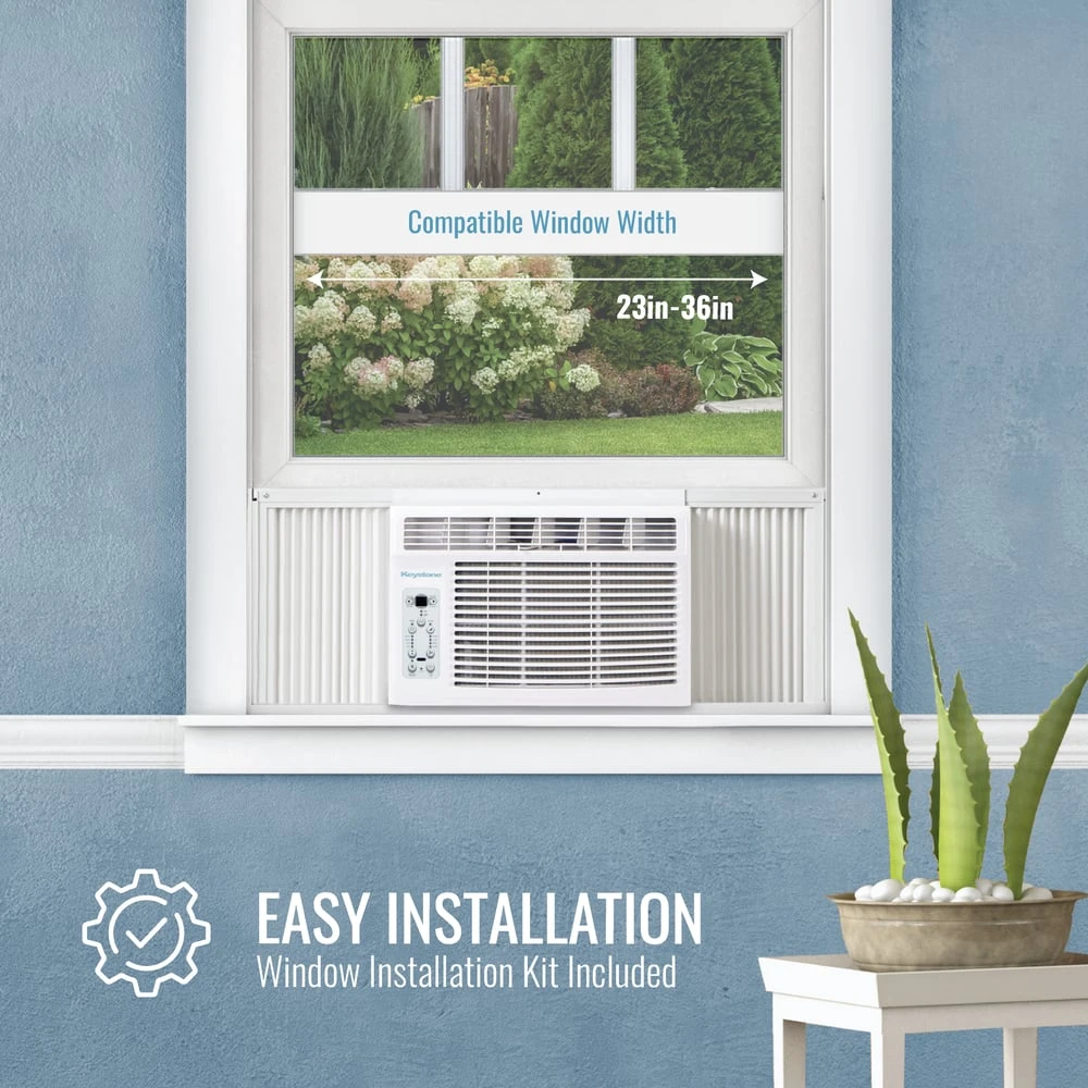 10,000 BTU Window-Mounted Air Conditioner with Follow Me LCD Remote Control KSTAW10BE, product image 4 of 16
