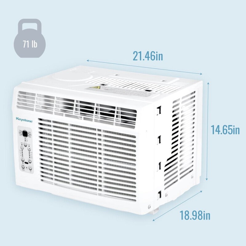 14,500 BTU Window A/C, Cool Only, Remote Control, 115V KSTAW14CE, product image 2 of 16