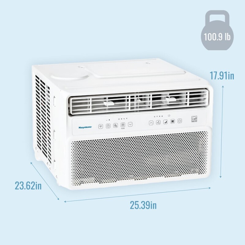 24,000 BTU 230V Window Mounted Inverter Air Conditioner with Remote Control KSTAW242WA, product image 2 of 16