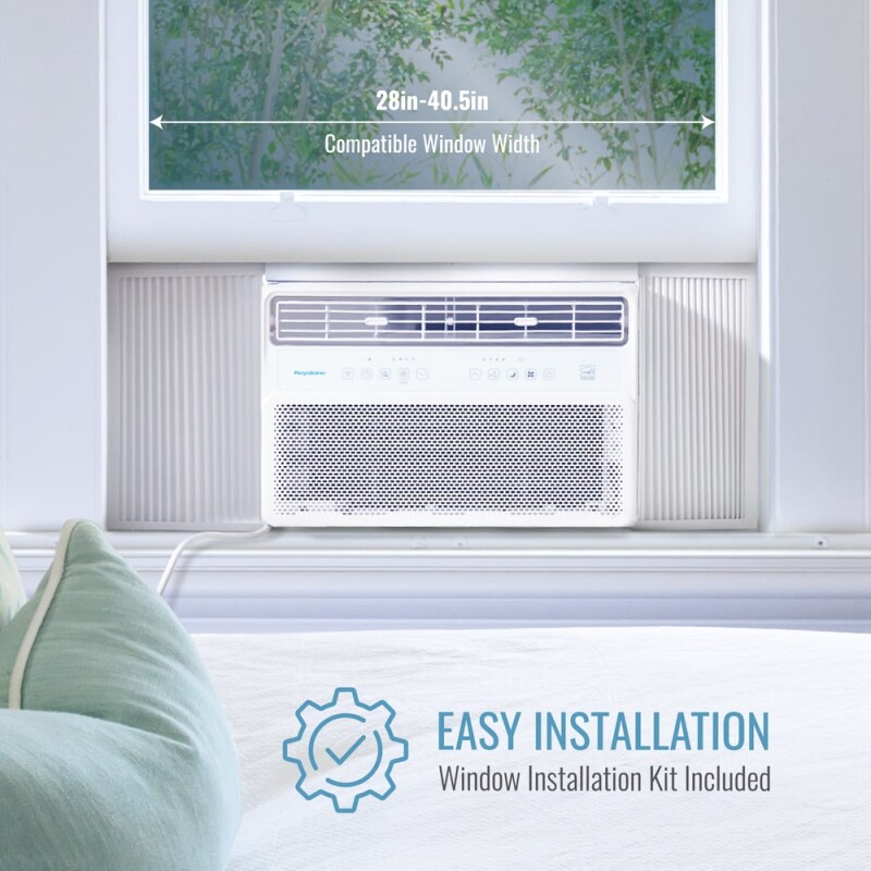 24,000 BTU 230V Window Mounted Inverter Air Conditioner with Remote Control KSTAW242WA, product image 5 of 16