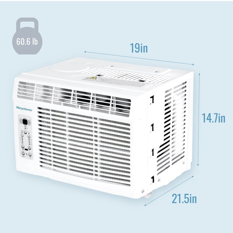 8,000 BTU Heat and Cool Window Air Conditioner,R32 KSTHW08B, product image 7 of 14