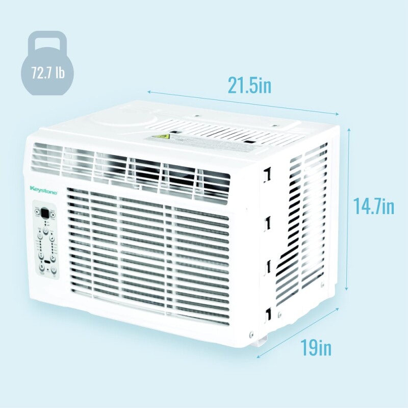 12,000 BTU Heat and Cool Window Air Conditioner,R32 KSTHW12B, product image 2 of 14