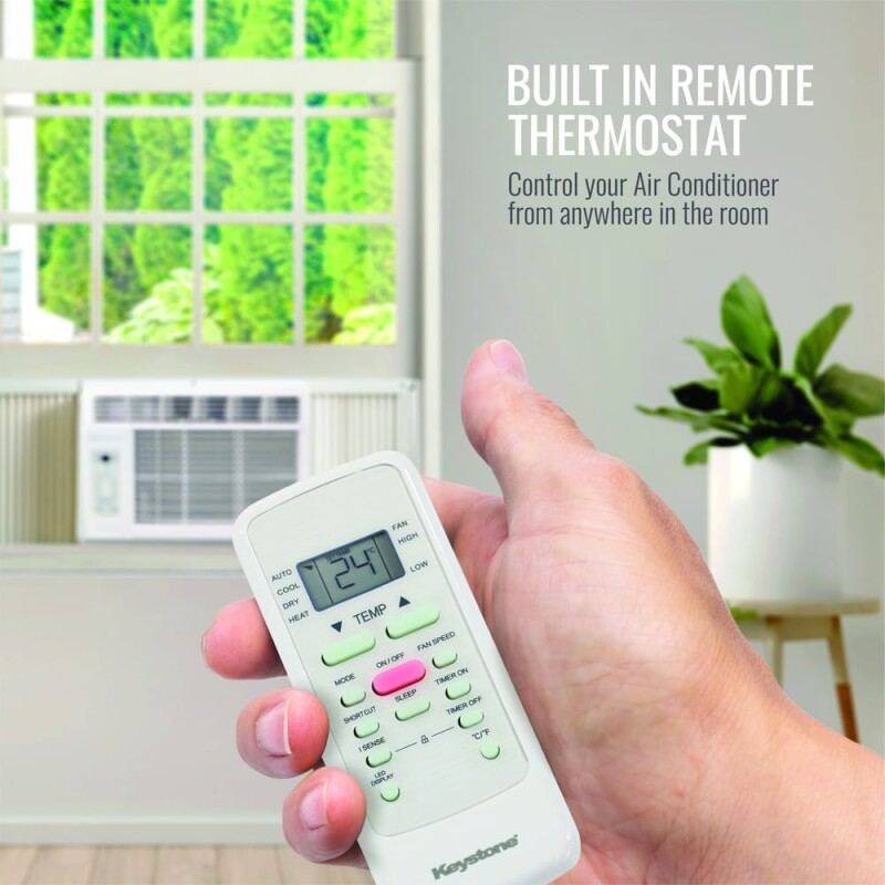 12,000 BTU Heat and Cool Window Air Conditioner,R32 KSTHW12B, product image 5 of 14