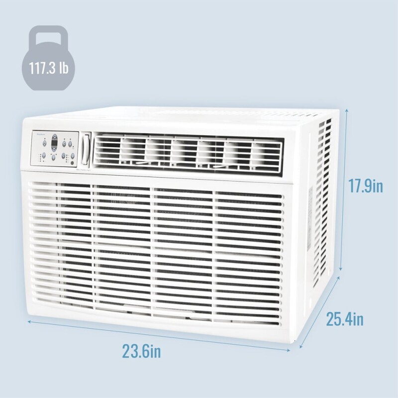 18,000 BTU Heat/Cool Window Air Conditioner, R32 KSTHW18B, product image 6 of 15