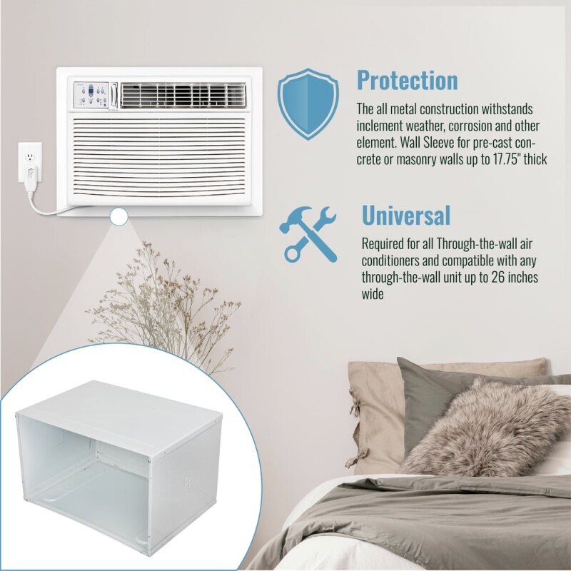 26 In. Wall Sleeve for Through-the-Wall Air Conditioners KSTSLV1, product image 3 of 8