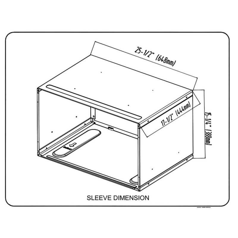 26 In. Wall Sleeve for Through-the-Wall Air Conditioners KSTSLV1, product image 4 of 8