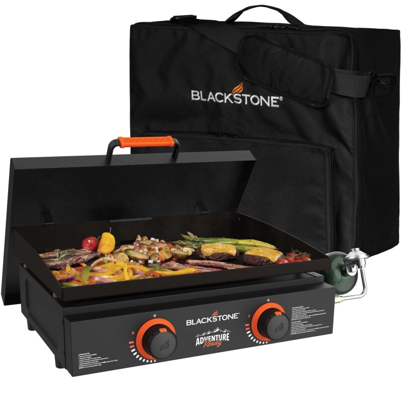 22" Griddle with Hard Cover & Carry Bag Bundle KT24024