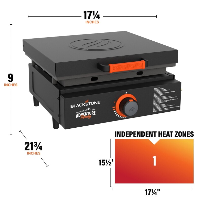 Adventure Ready 17” Tabletop Griddle Bundle KT24032, product image 3 of 10