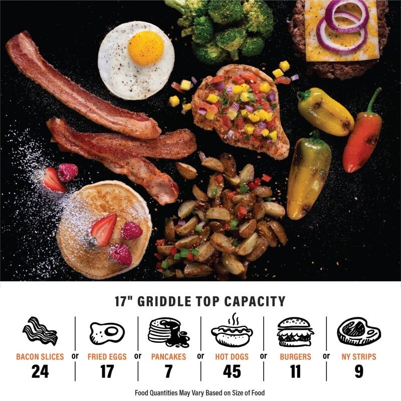 Original 17” Tabletop Griddle Bundle KT24033, product image 10 of 11