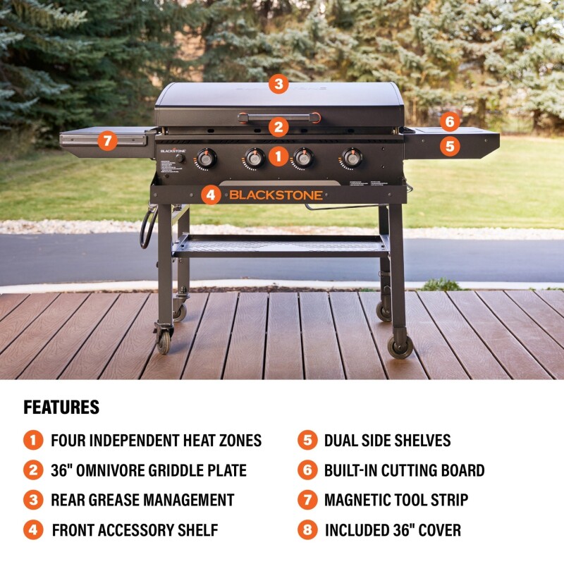 36" Griddle with Hood Bundle KT25002