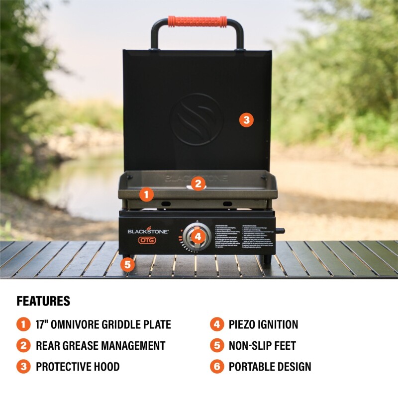 17" Tabletop Griddle with Hood Bundle KT25011, product image 3 of 10