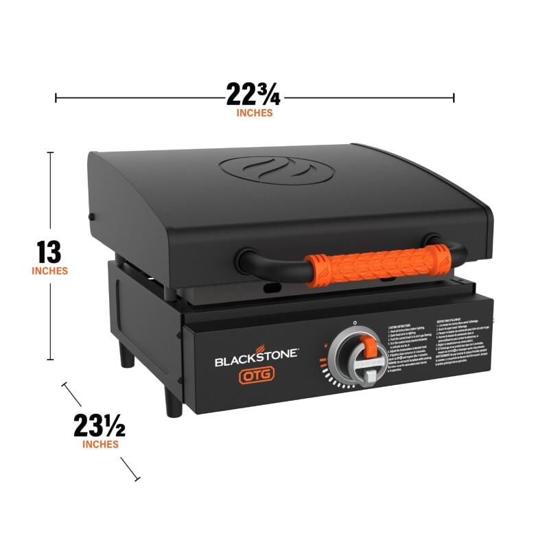 17" Tabletop Griddle with Hood Bundle KT25011, product image 9 of 10