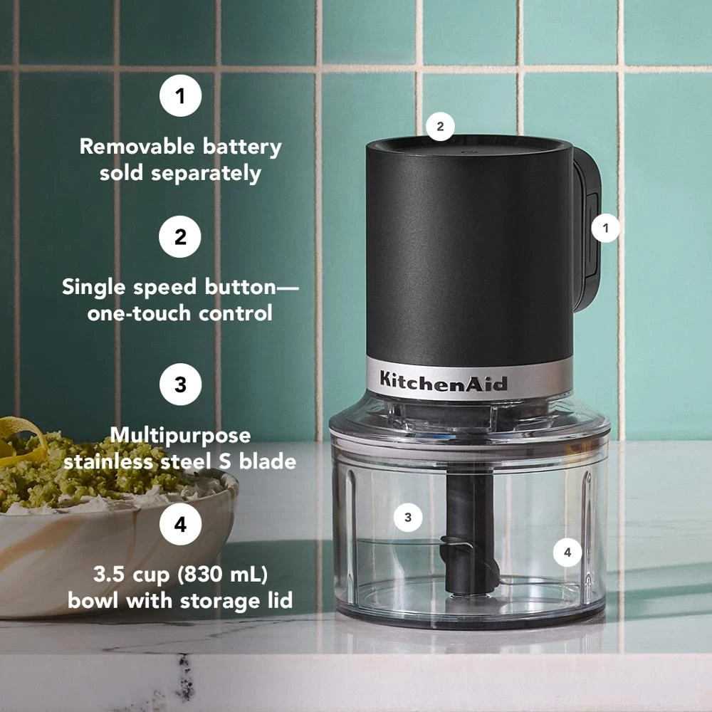 Go™ Cordless Top Down Chopper - battery sold separately KTCR350BM
