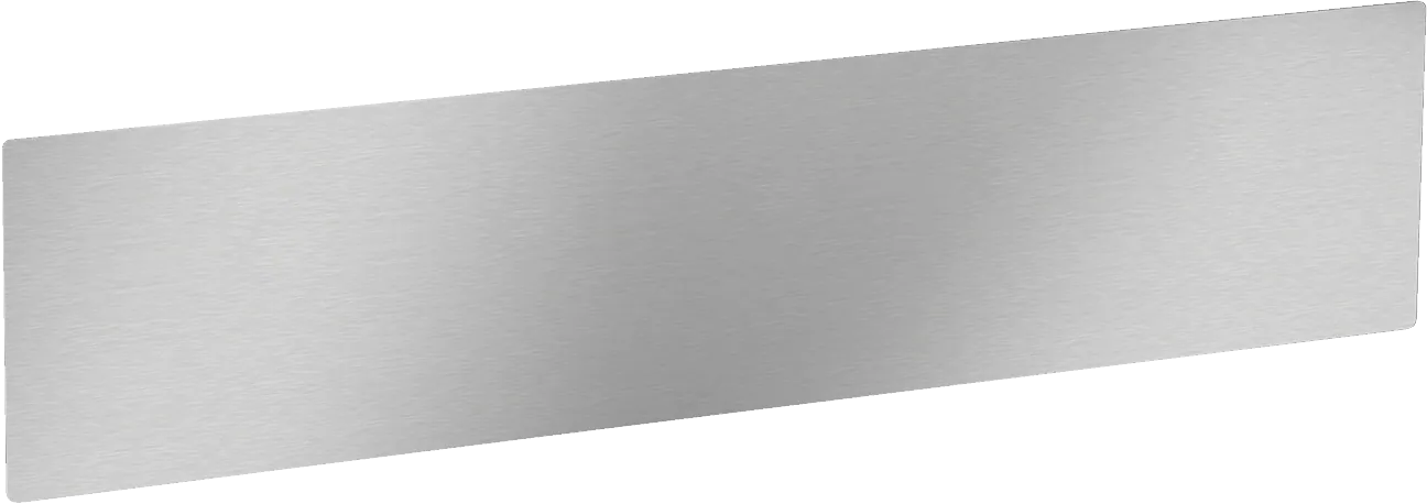 Stainless‑steel toe‑kick panel  for high-end panelwork of MasterCool toe-kicks. KTK1820