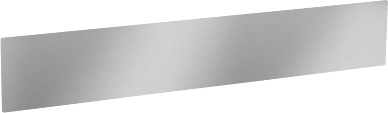 Stainless‑steel toe‑kick panel for high-end panelwork of MasterCool toe-kicks. KTK2420