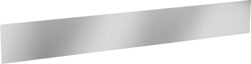 Stainless‑steel toe‑kick panel for high-end panelwork of MasterCool toe-kicks. KTK3020