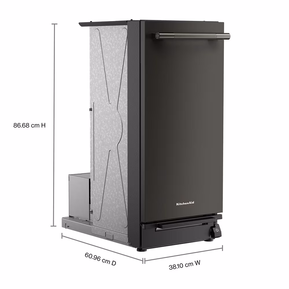 15 in. Built-In Trash Compactor with Built-In Odor Management System KTTP515TBE