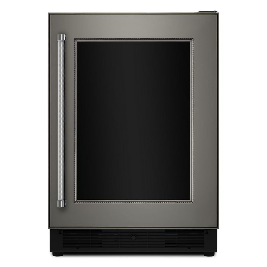 24" Panel Ready Beverage Center With Glass Door KUBR204EPA