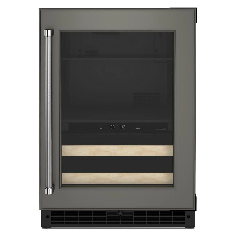 24" Panel-Ready Beverage Center with Wood-Front Racks KUBR214KPA