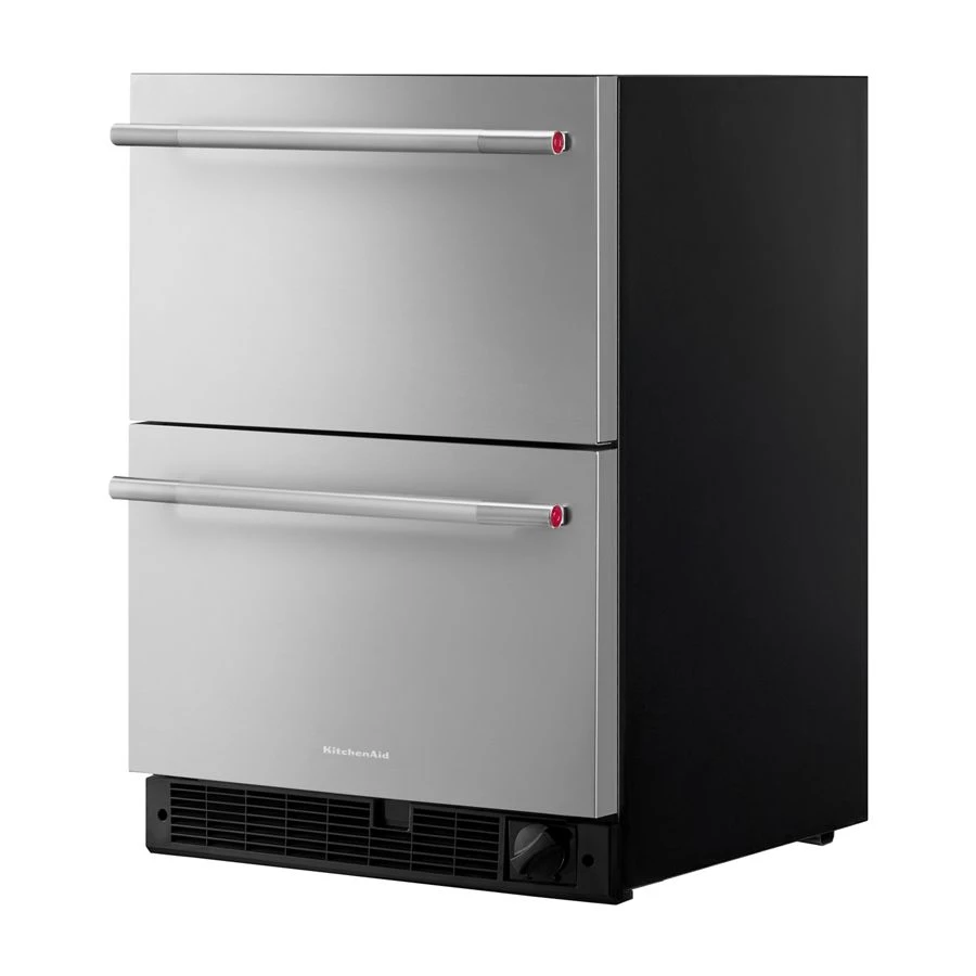 24" Stainless Steel Undercounter Double-drawer Refrigerator/freezer KUCT524SSB