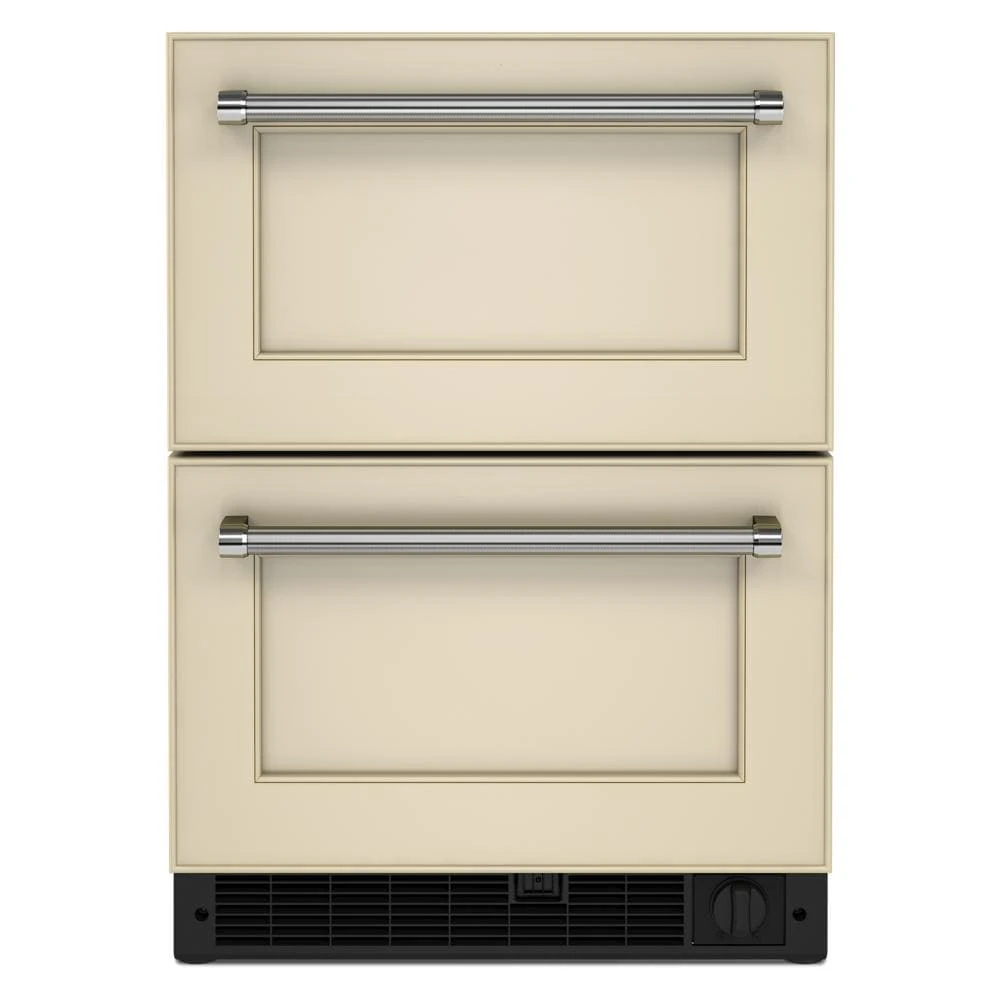 24" Panel-Ready Undercounter Double-Drawer Refrigerator/Freezer KUDF204KPA