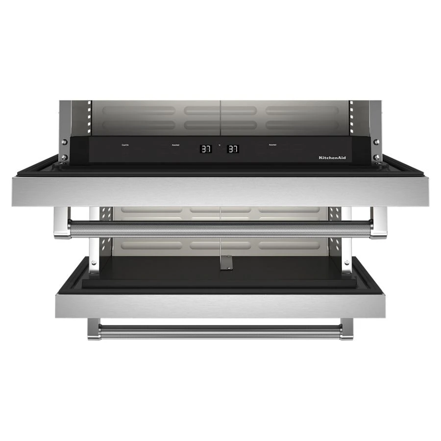 24" Stainless Steel Undercounter Double-Drawer Refrigerator view 4