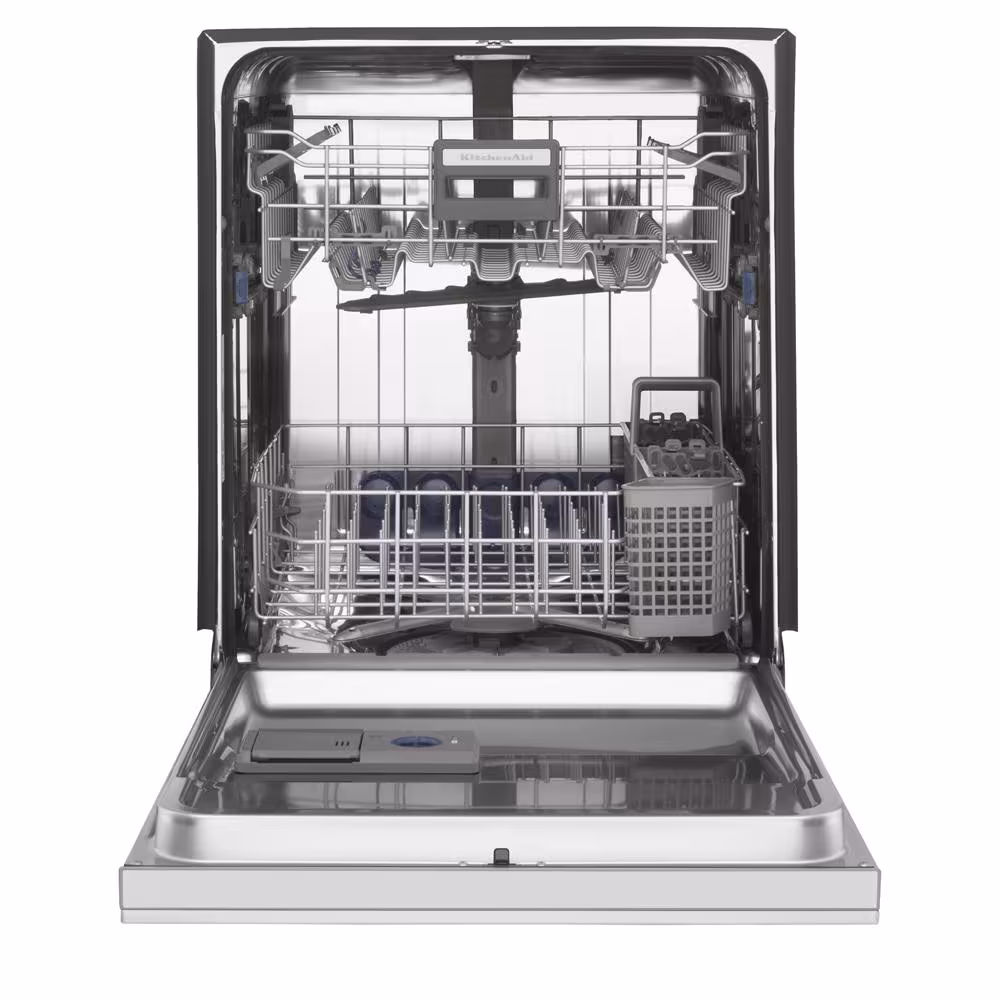 24-Inch 4-Cycle/6-Option Dishwasher, Pocket Handle view 2