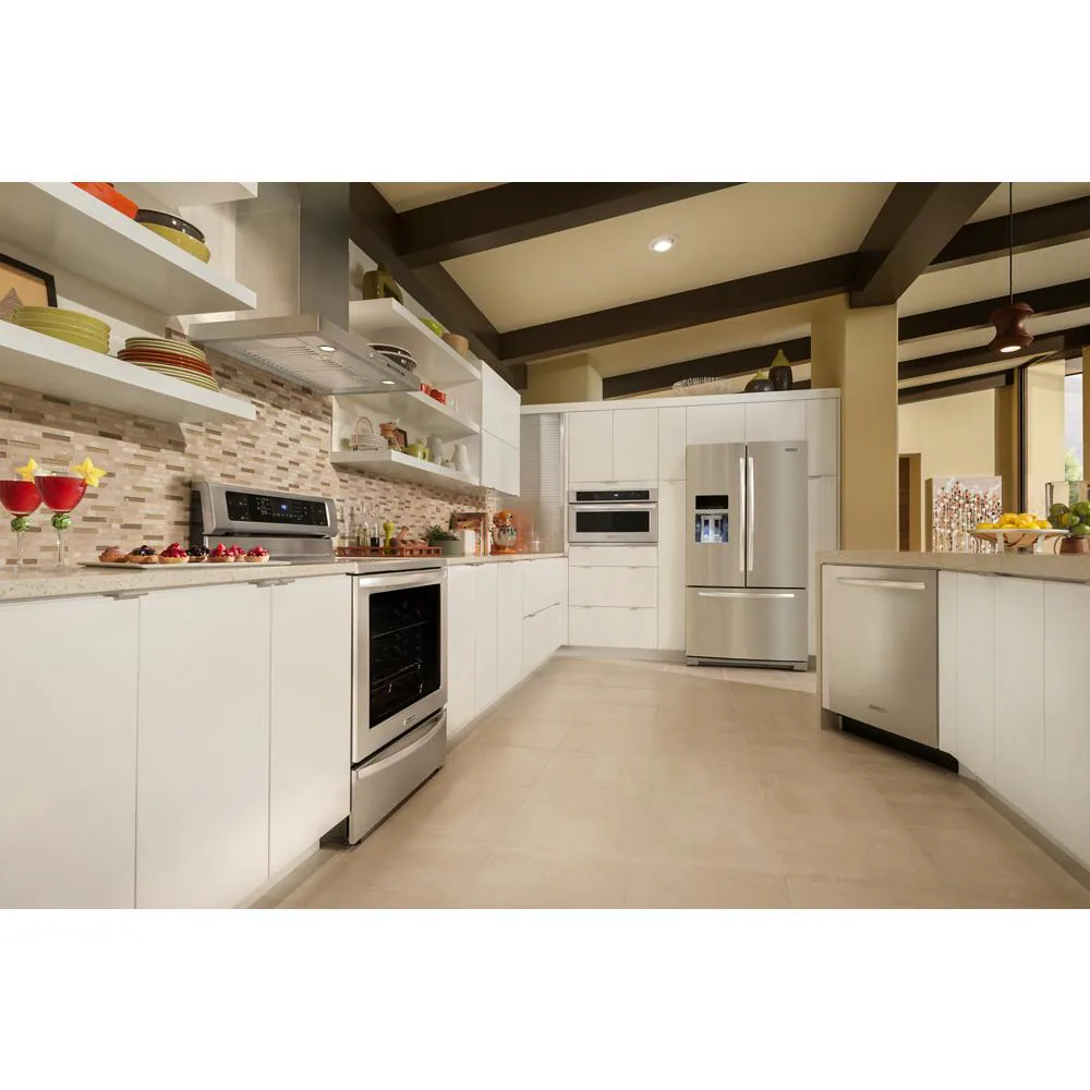 24-Inch 4-Cycle/6-Option Dishwasher, Pocket Handle view 4
