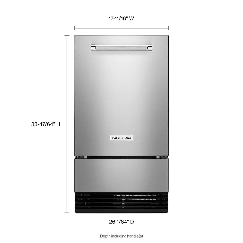 18" Automatic Ice Maker with PrintShield Finish view 4
