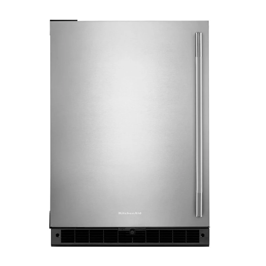 24" Undercounter Refrigerator With Stainless Steel Door KURL124SSB