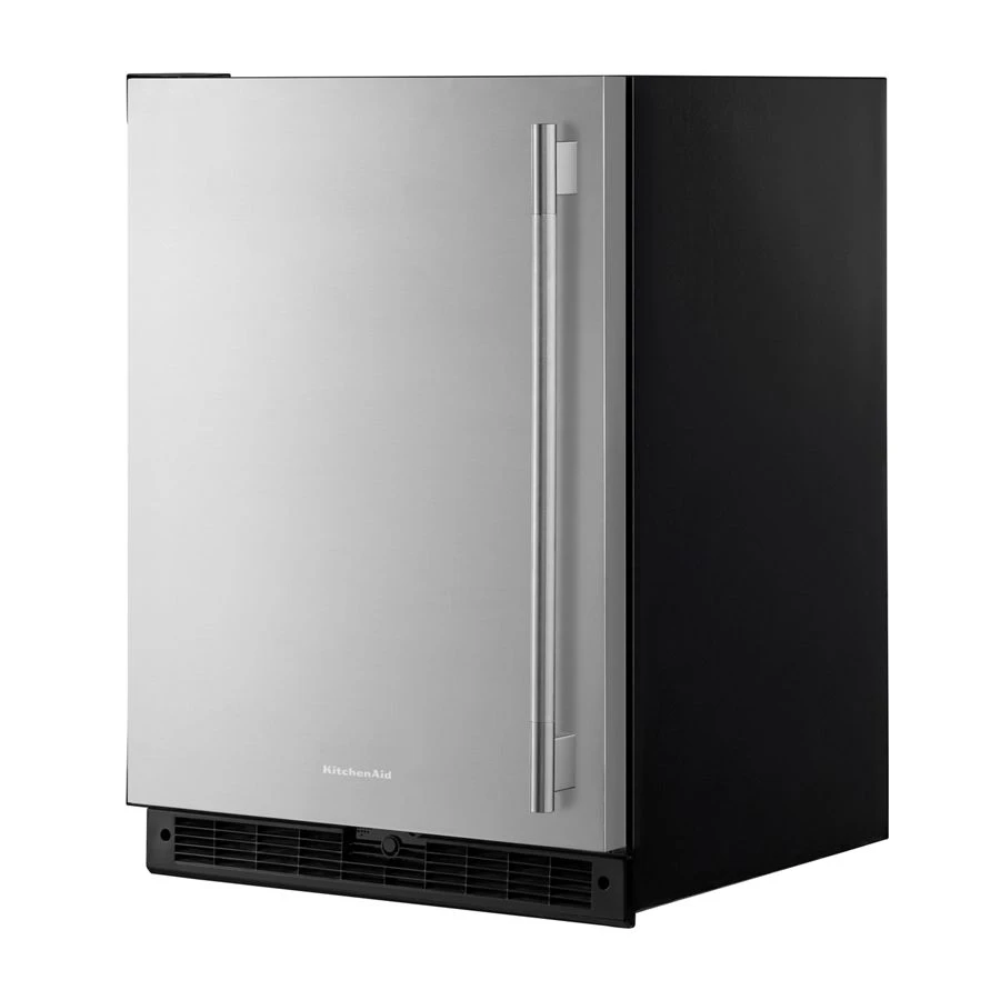 24" Undercounter Refrigerator With Stainless Steel Door KURL124SSB
