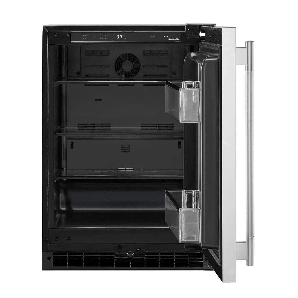 24" Undercounter Refrigerator with Stainless Steel Door view 2