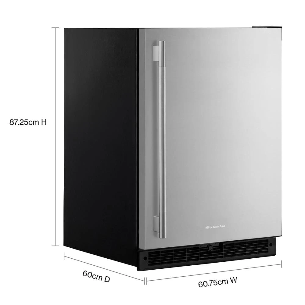 24" Undercounter Refrigerator with Stainless Steel Door view 7