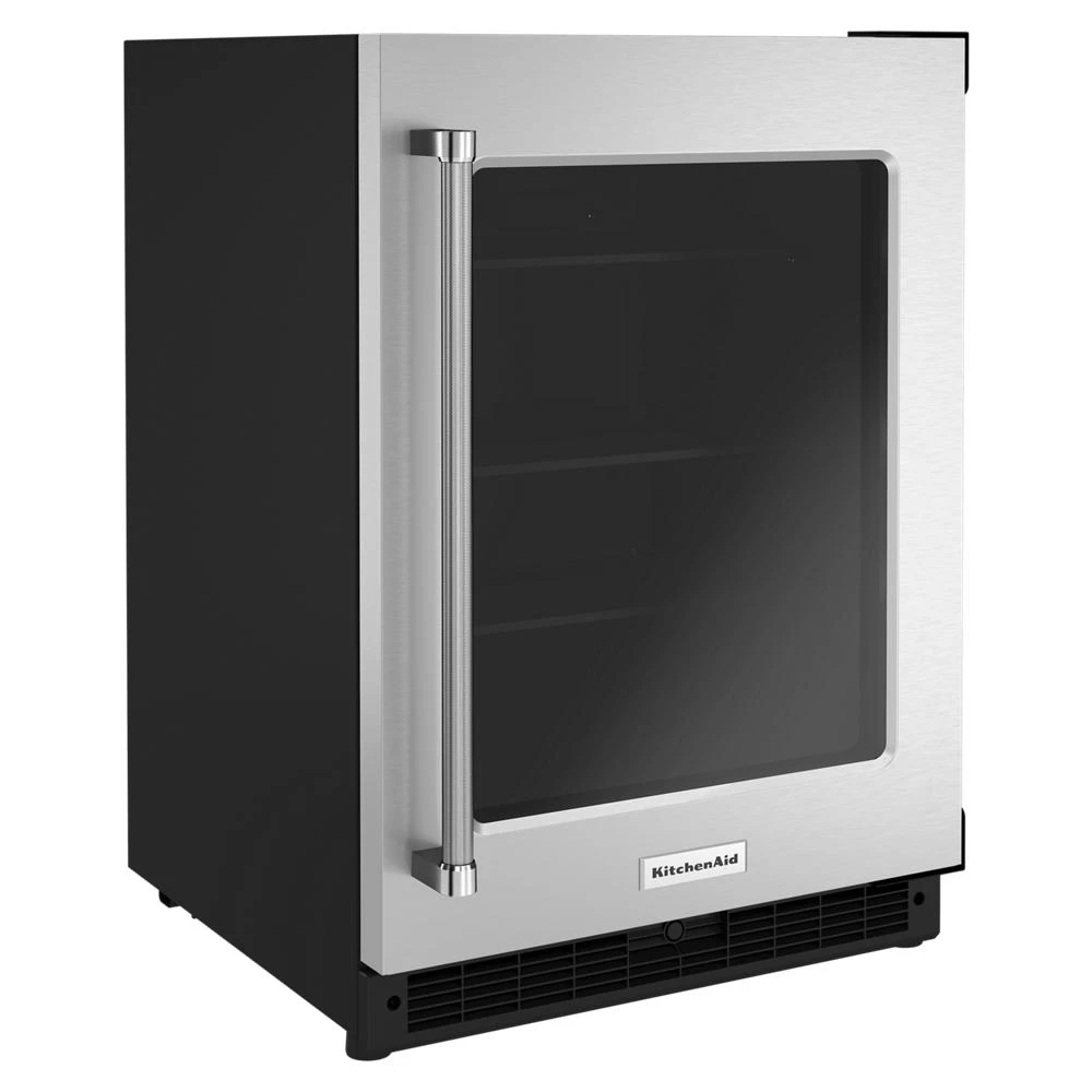 24" Undercounter Refrigerator with Glass Door view 2