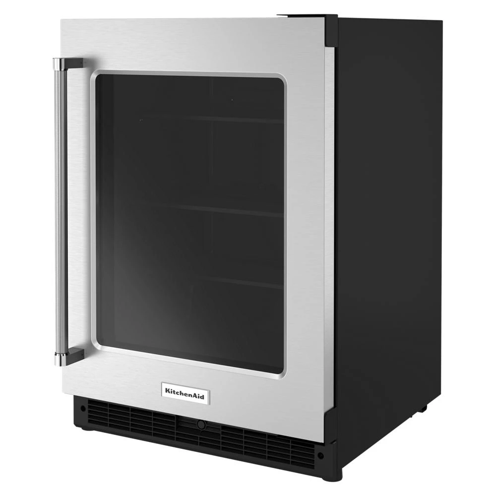 24" Undercounter Refrigerator with Glass Door view 3