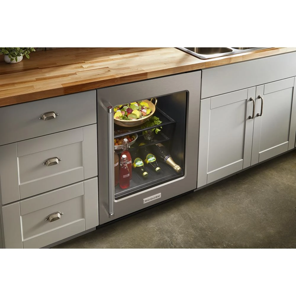 24" Undercounter Refrigerator with Glass Door view 9