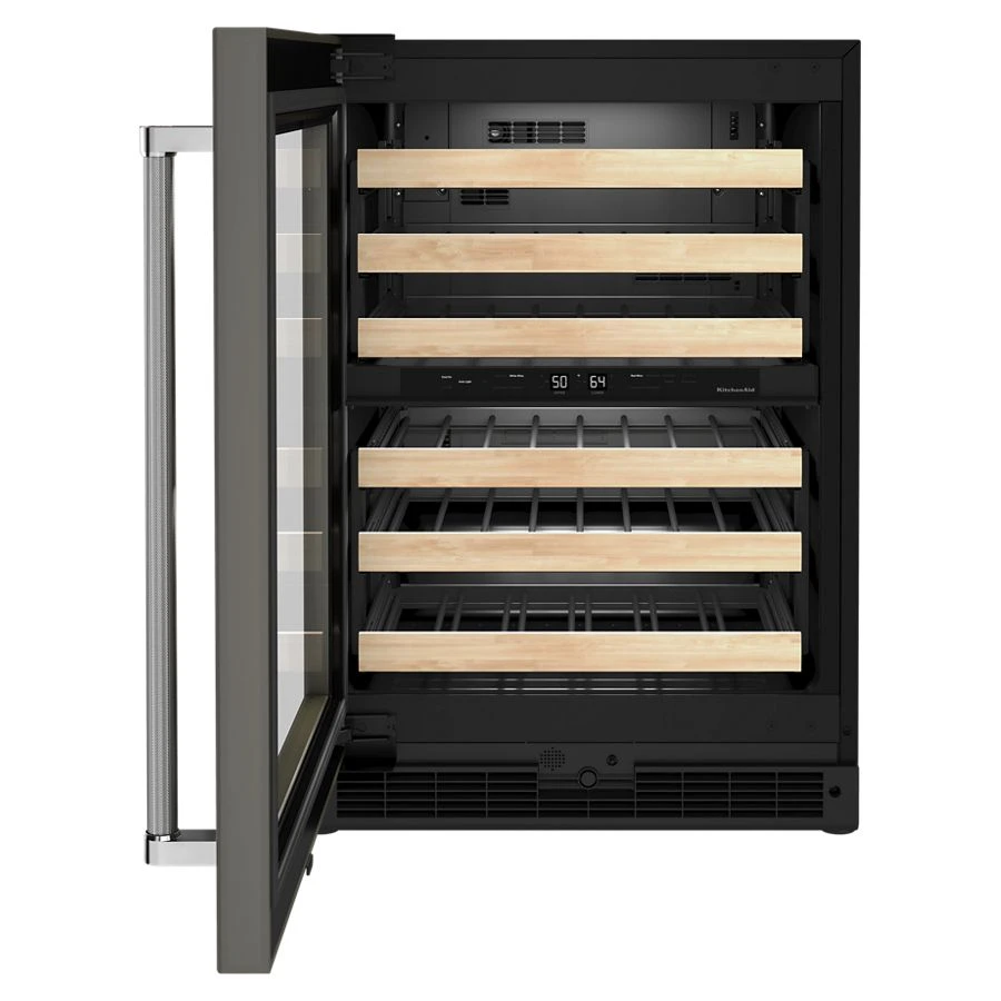 24" Panel-ready Undercounter Wine Cellar With Wood-front Racks KUWL214KPA