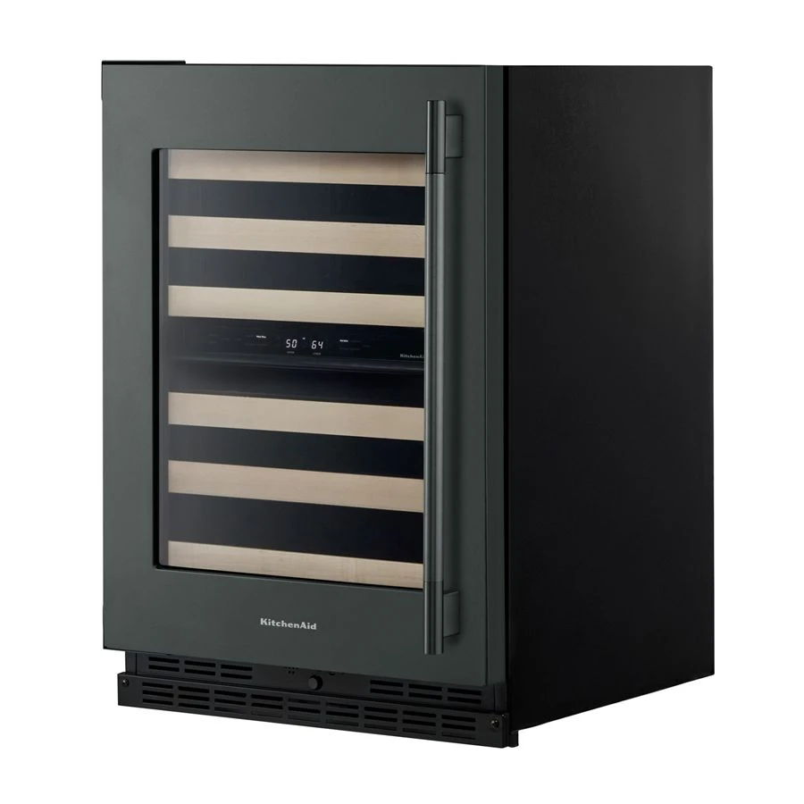 24" Undercounter Wine Cellar With Full-extension Wood-front Racks KUWL524SJP
