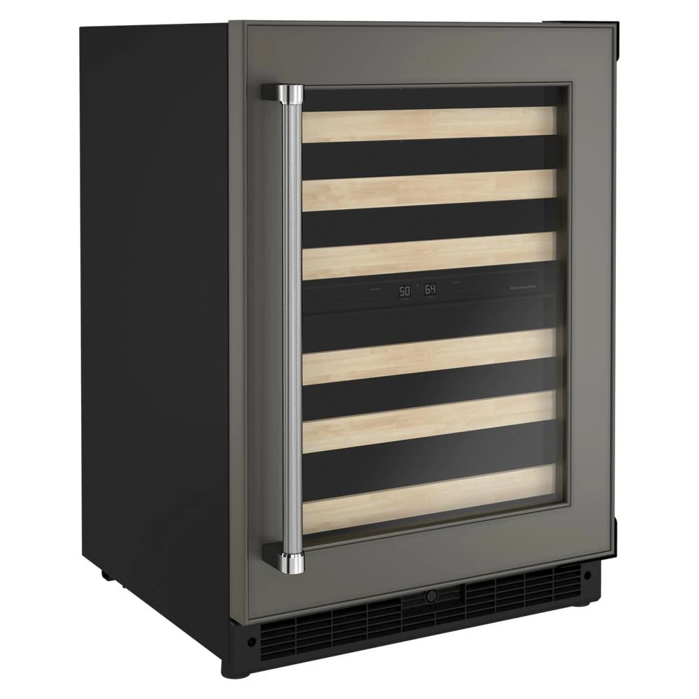 24" Panel-Ready Undercounter Wine Cellar with Wood-Front Racks KUWR214KPA