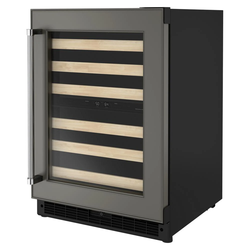 24" Panel-Ready Undercounter Wine Cellar with Wood-Front Racks KUWR214KPA