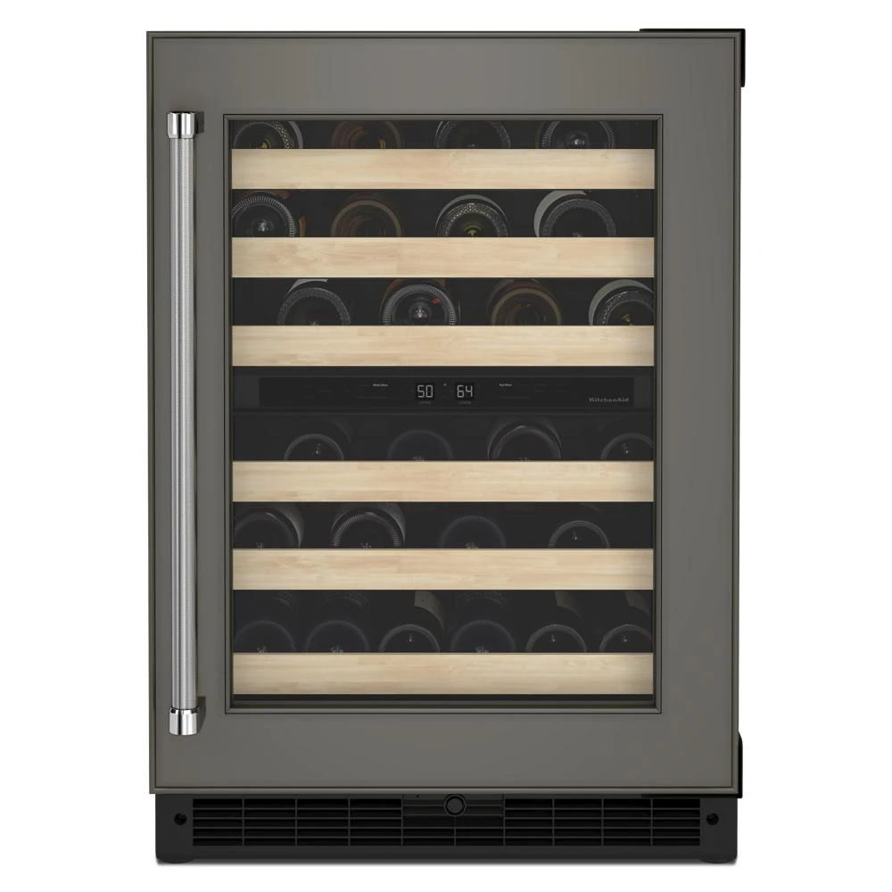 24" Panel-Ready Undercounter Wine Cellar with Wood-Front Racks KUWR214KPA