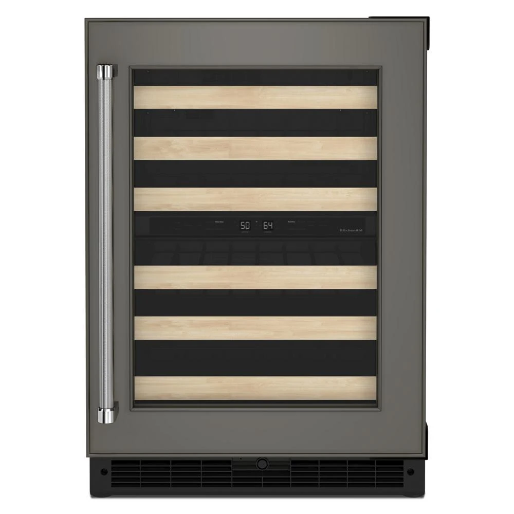 24" Panel-Ready Undercounter Wine Cellar with Wood-Front Racks KUWR214KPA