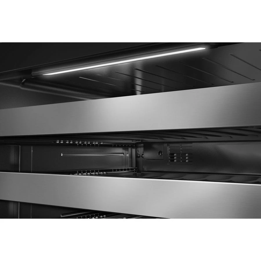 24" Undercounter Wine Cellar With Full-extension Metal-front Racks KUWR324SSB